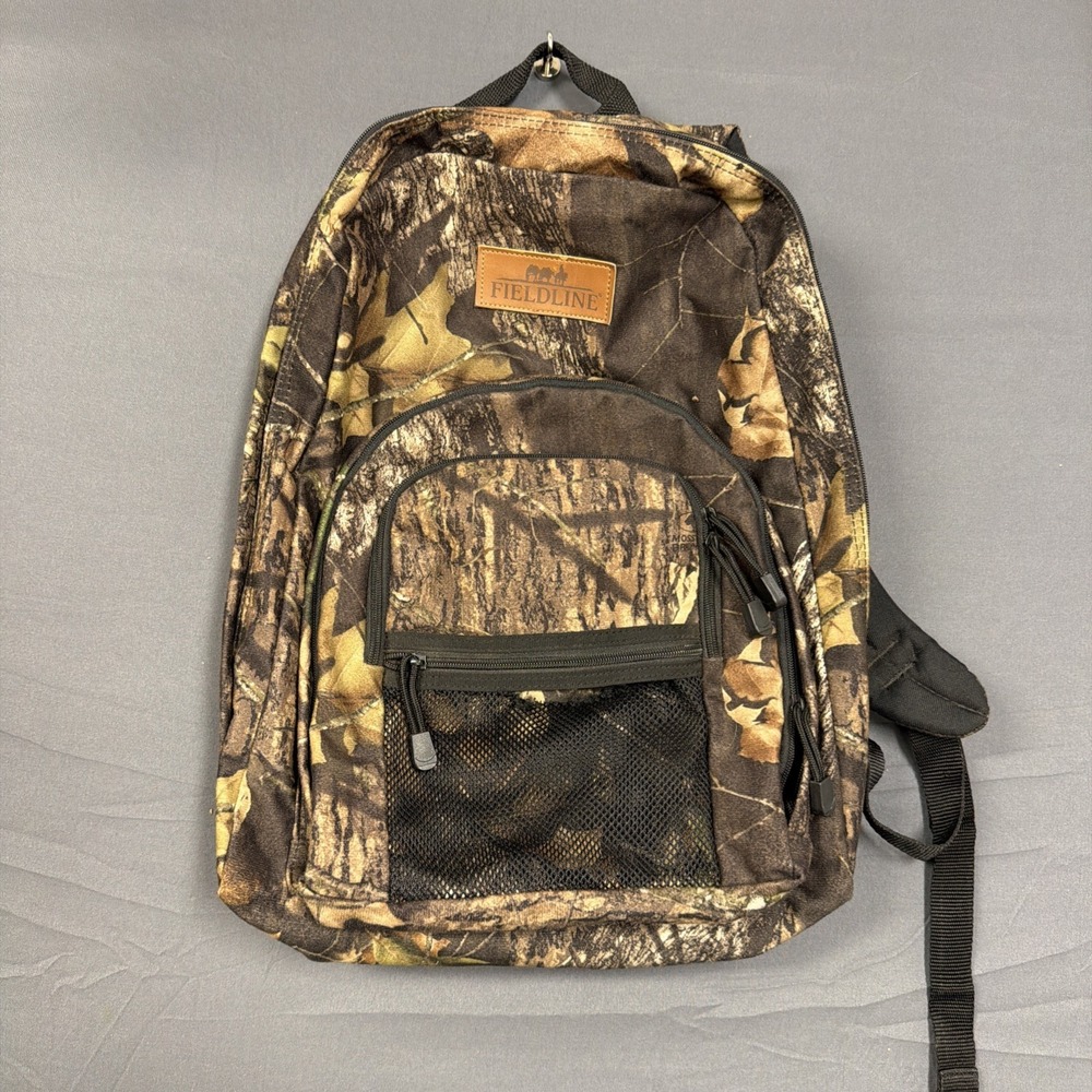 Fieldline Mossy Oak Camo Day Pack Backpack Seamlock Shoulder Strap